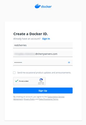 Login to Docker Hub