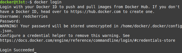 Login to Docker Hub