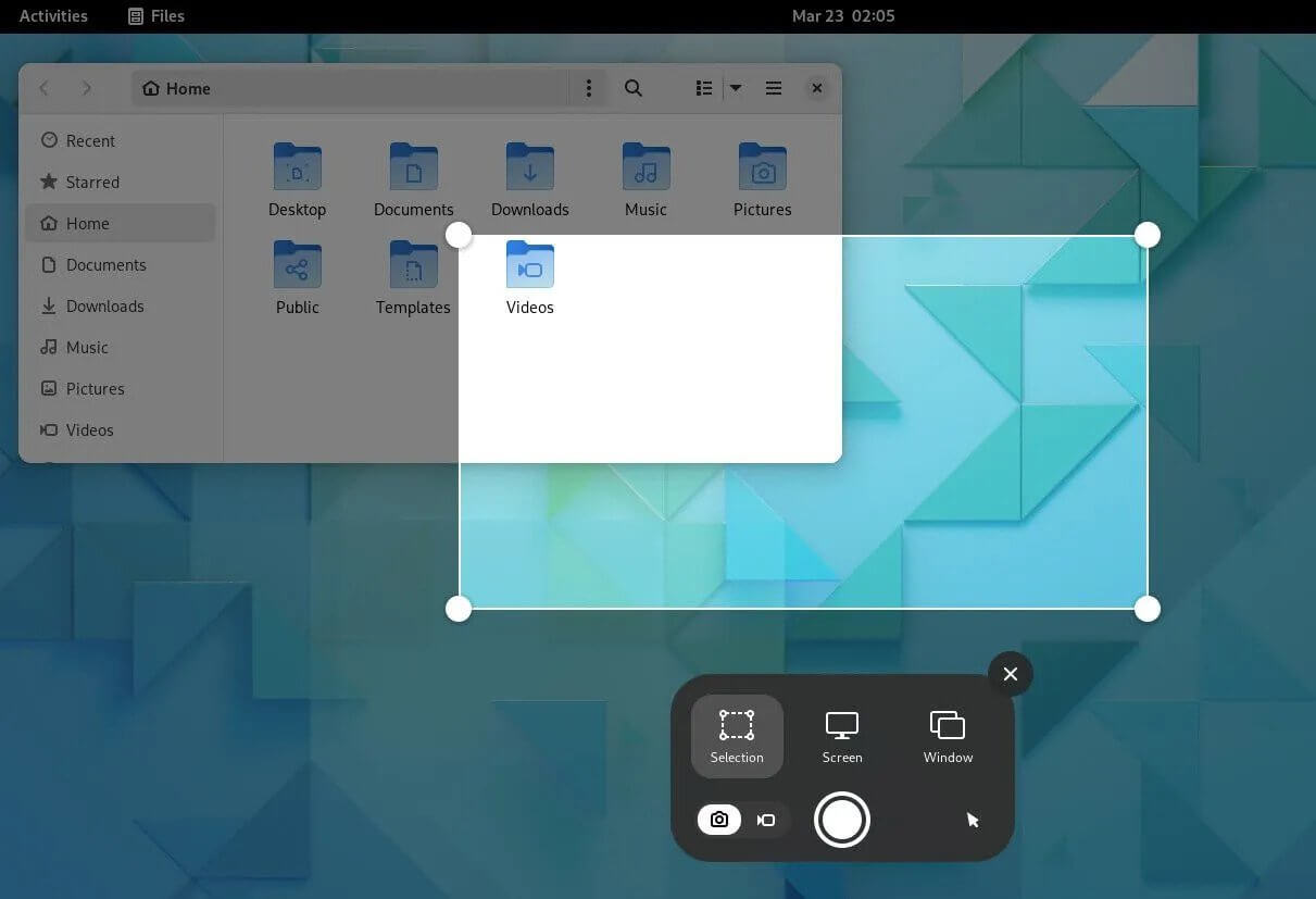 GNOME screenshoting tool