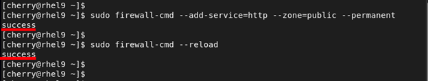 firewall-cmd --reload