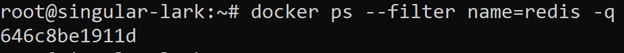 docker ps --filter