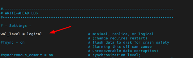 postgresql.conf wal_level