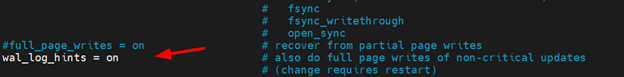 postgresql.conf wal_log_hints