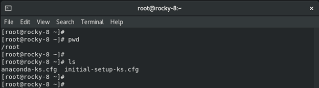 List root home directory