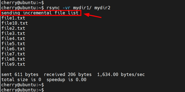 Copy files recursively using rsync