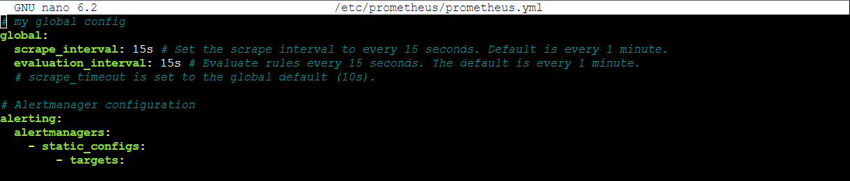 Prometheus file content