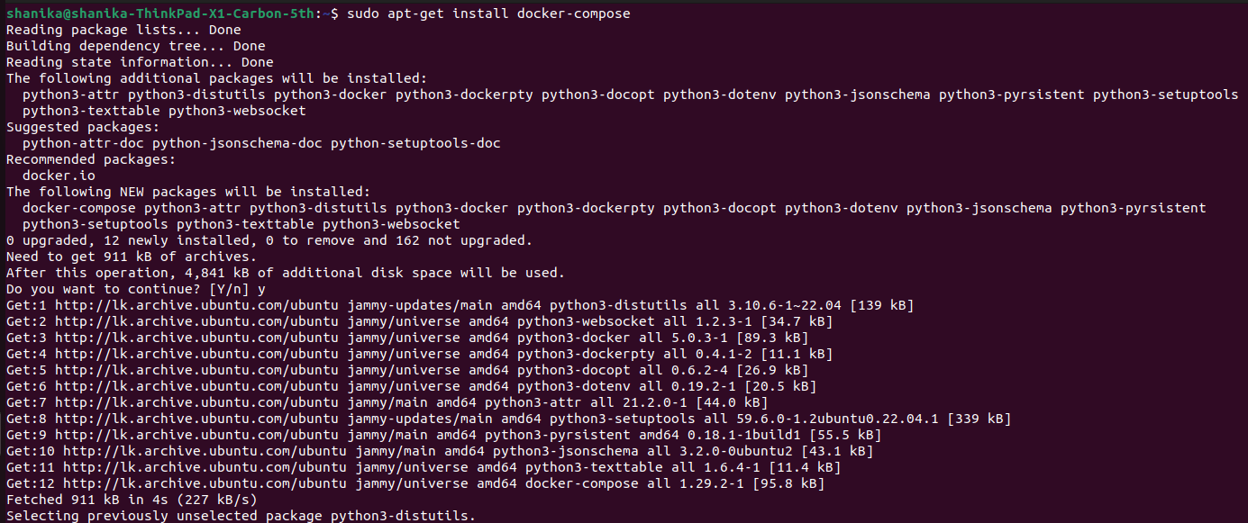 Install Docker Compose