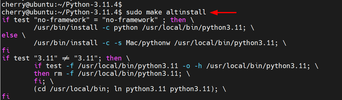 Install Python binaries