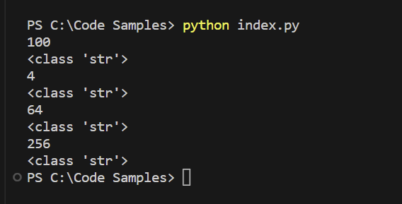 convert int to str example