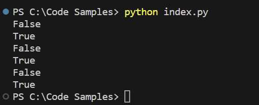 python comparison operators example