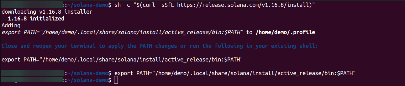 Install Solana command line interface