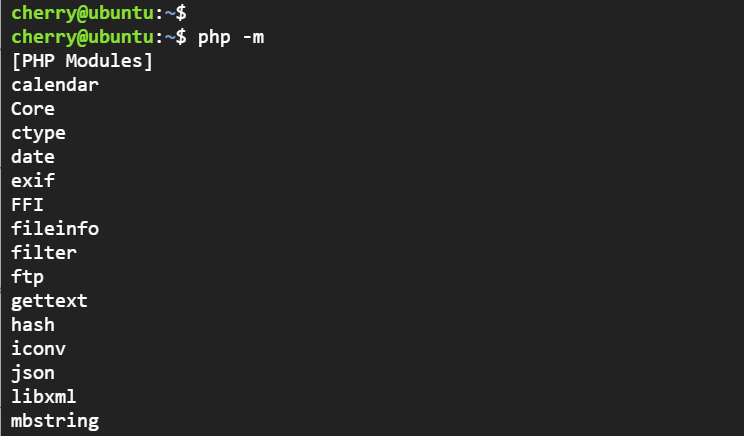 check-installed-php-modules