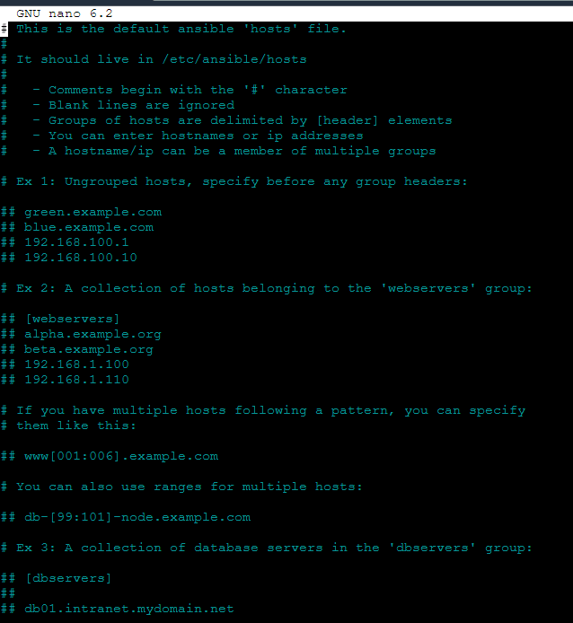 host machine setup