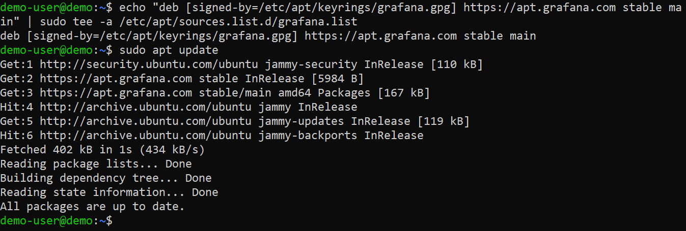 Add Grafana APT repository