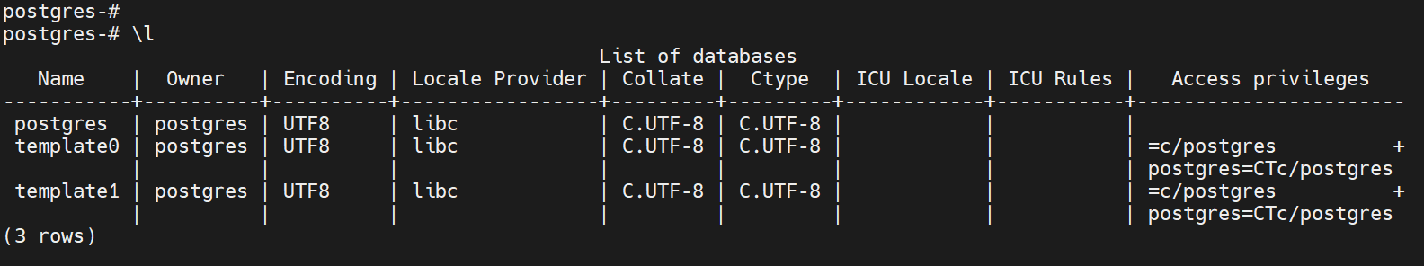 list-existing-databases-PostgreSQL