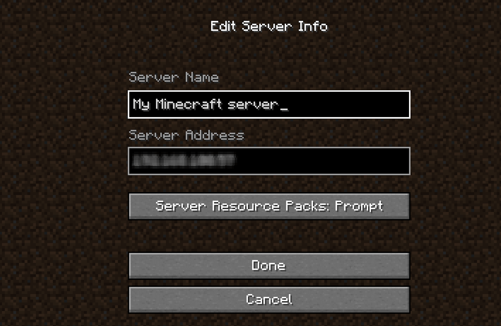 Server available