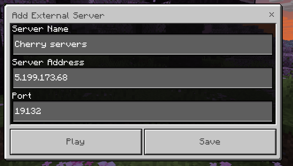 New world bedrock server