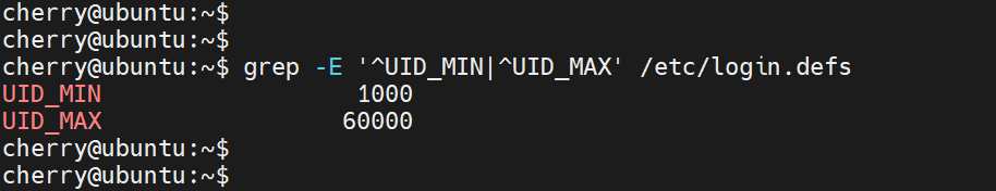 list-minimum-and-maximum-uids-in-linux