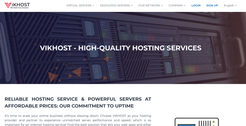 VIKHOST screenshot
