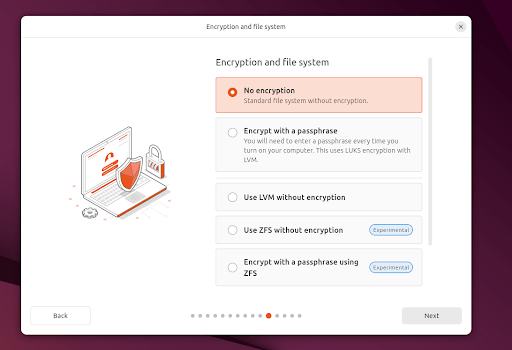 Ubuntu 25.04 flutter-based installer