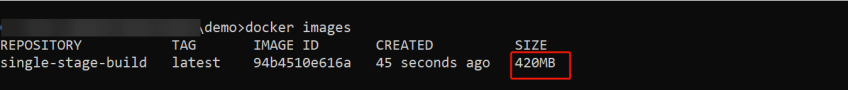 List docker images