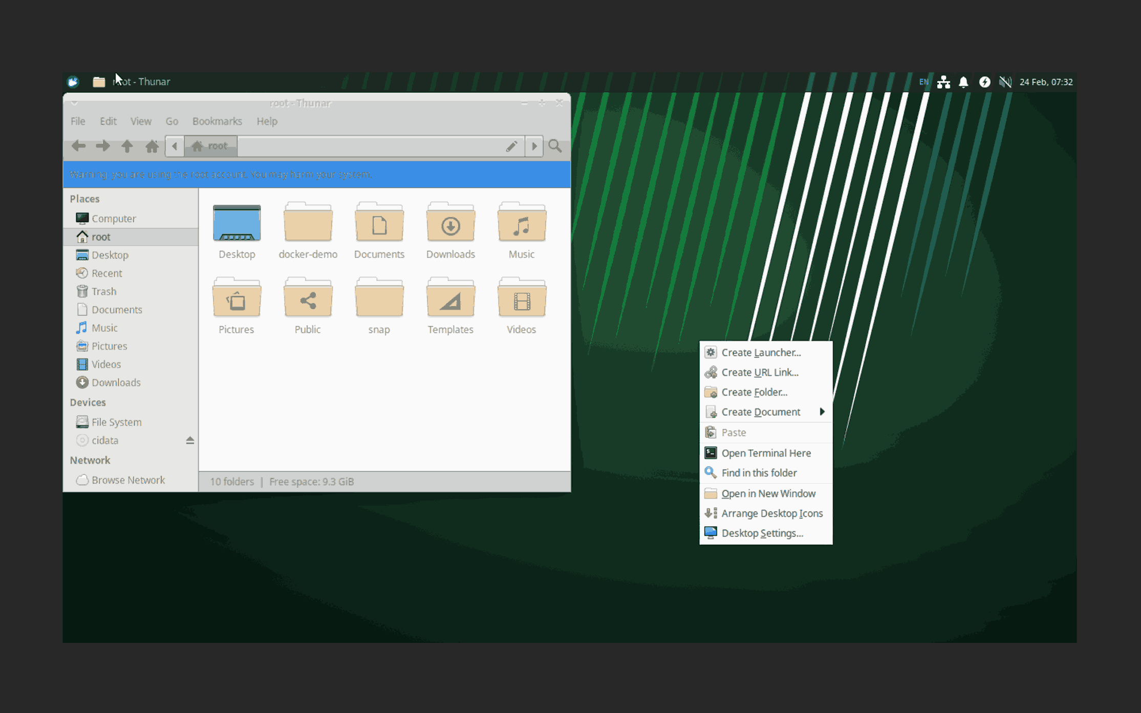 Server GUI via console