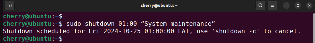 shutdown-linux-system-at-a-schduled-time