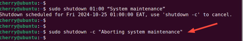 shutdown-a-linux-system-at-specific-time-and-print-message