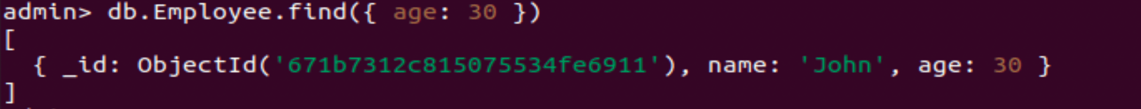 Find documents in mongodb