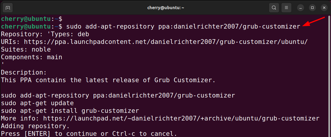 add-grub-customizer-ppa-ubuntu-24