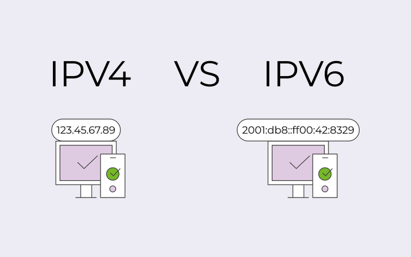IPv4 vs IPv6 address format