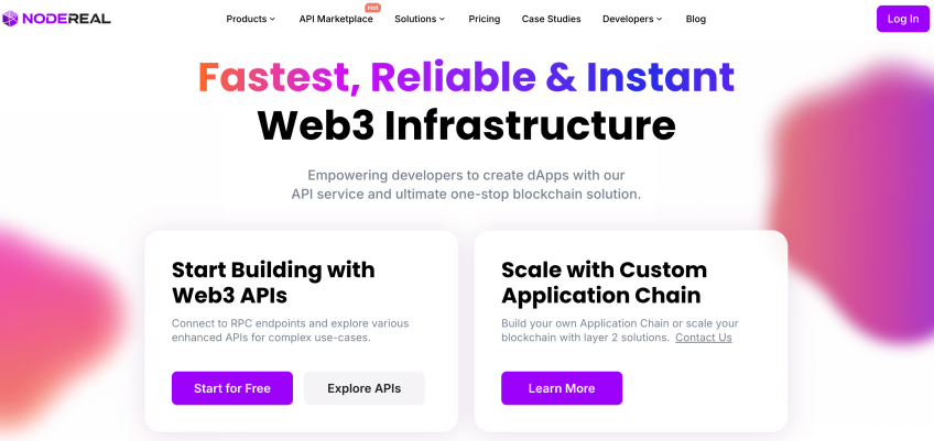 NodeReal website screenshot