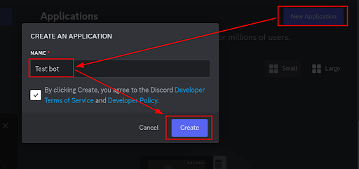 create bot application