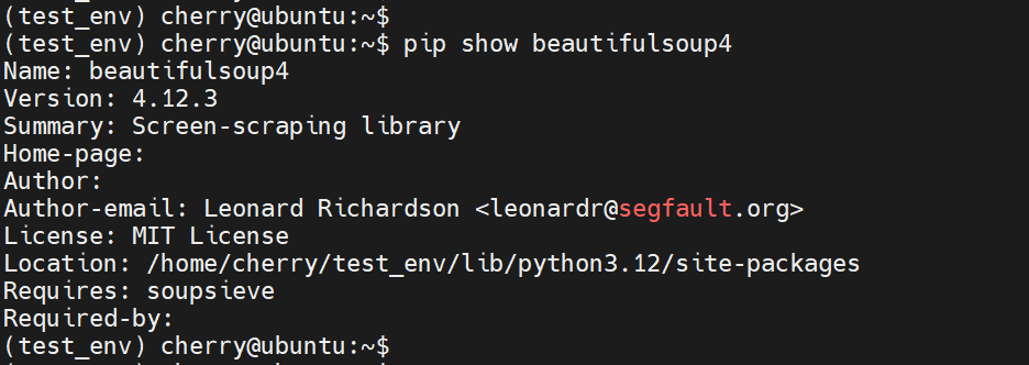 pip-show-command-ubuntu