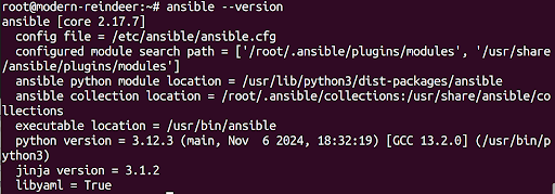 ansible 版本