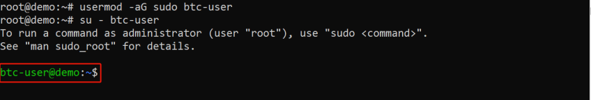 Add new user to sudo group