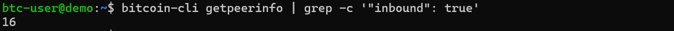 Confirm peers are connecting
