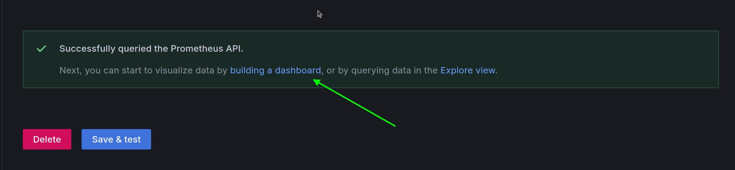 Link to Building a dashboard