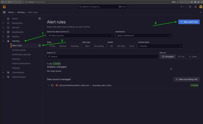 Create alert rules