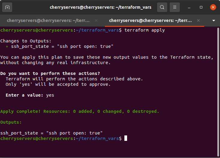 how to declare a boolean variable in terraform