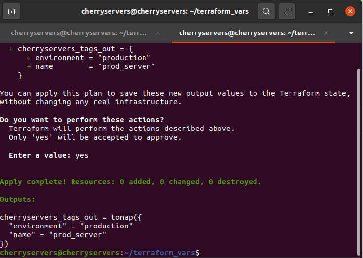 how to define a map variable in terraform