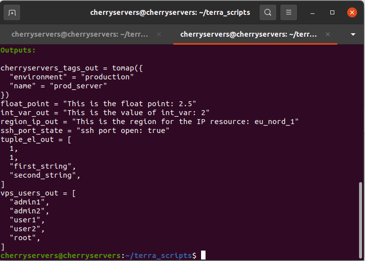 how to organize variables in terraform with variables.tf file