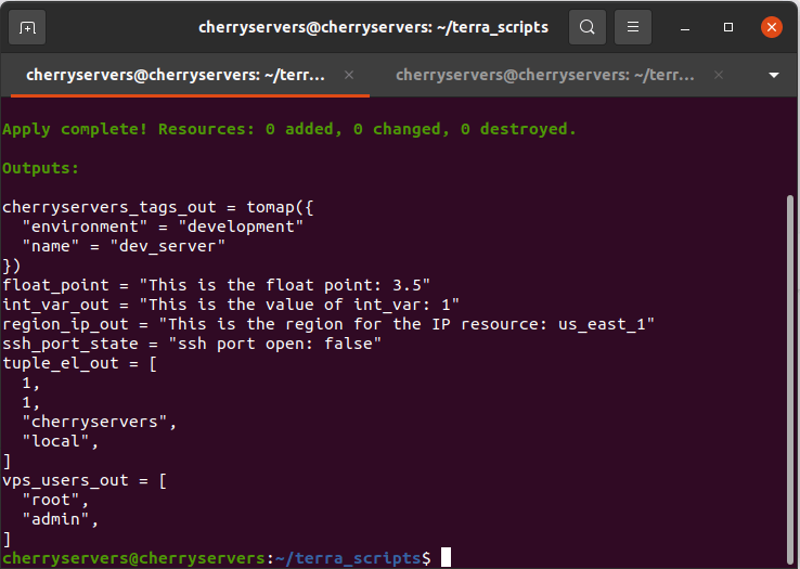 how to use terraform.tfvars in terraform