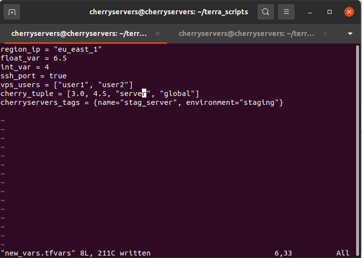 how to use the -var-file flag in terraform