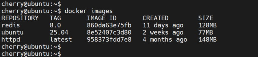 docker-list-images-command