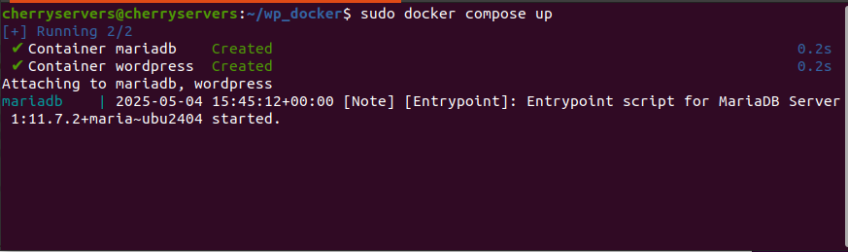 how to start services in docker compose