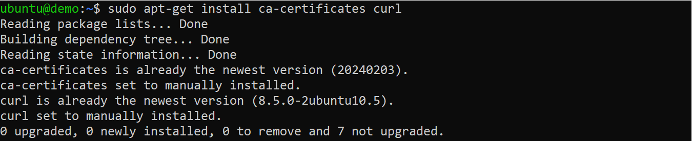 Install dependencies