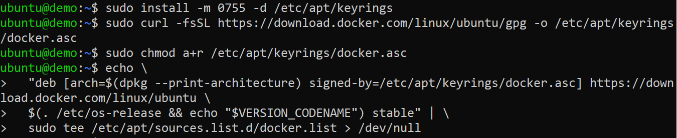 Add Docker repository