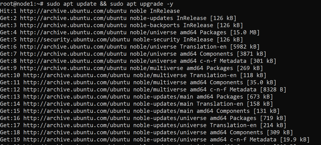 Update system packages