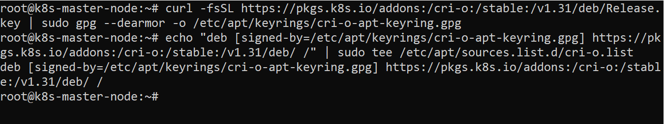 Add CRI-O repository